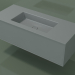 3d model Washbasin with drawer (06UC72401, Silver Gray C35, L 120, P 50, H 36 cm) - preview