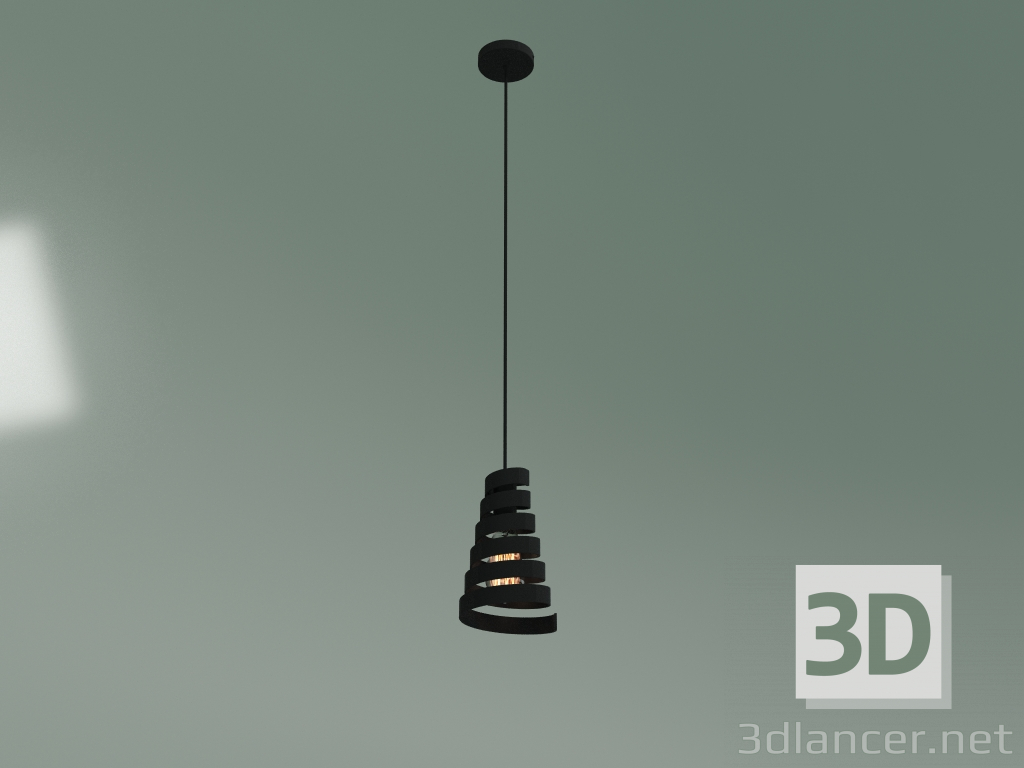 Modelo 3d Luminária pendente 50058-1 (preta) - preview