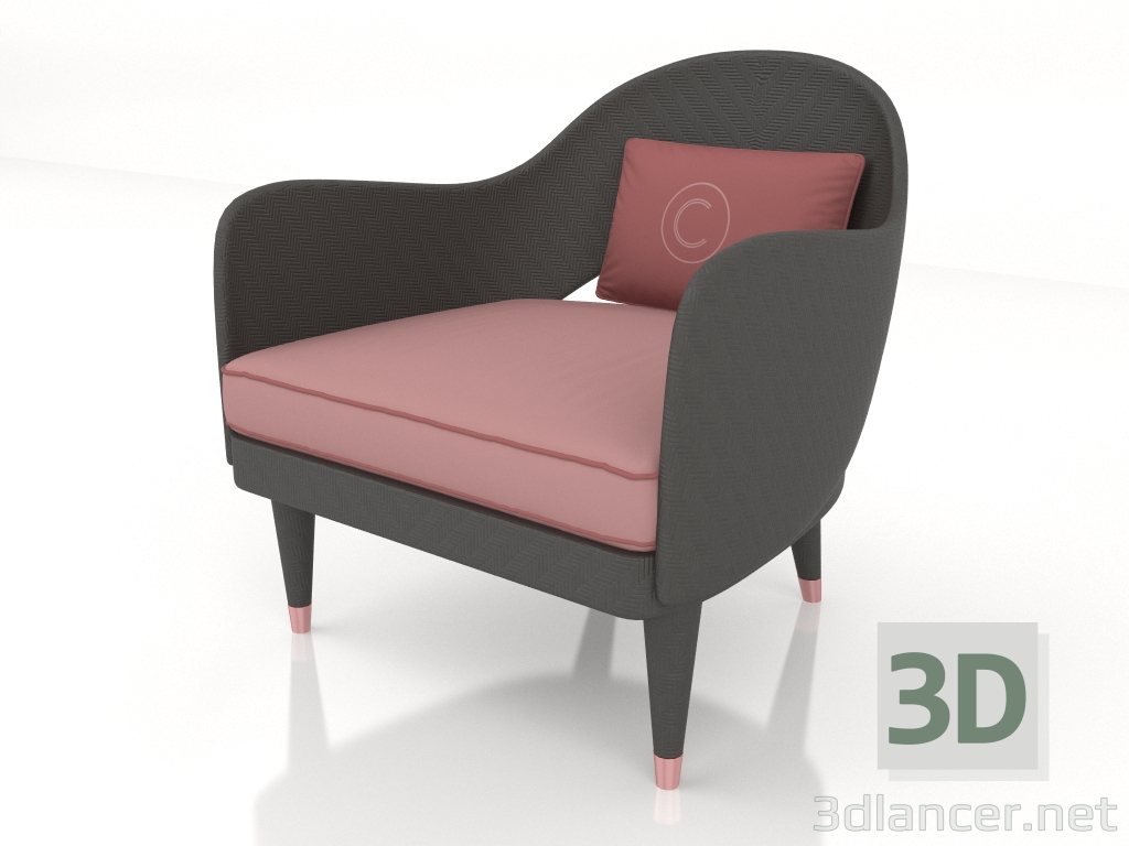 modello 3D Poltrona (OD1047) - anteprima