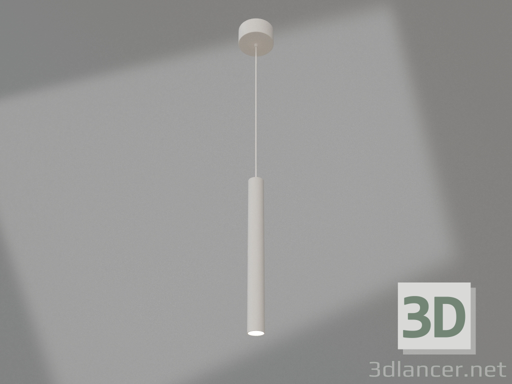 modello 3D Lampada SP-PIPE-HANG-L300-R30-9W Day4000 (WH, 24 gradi, 230V) - anteprima