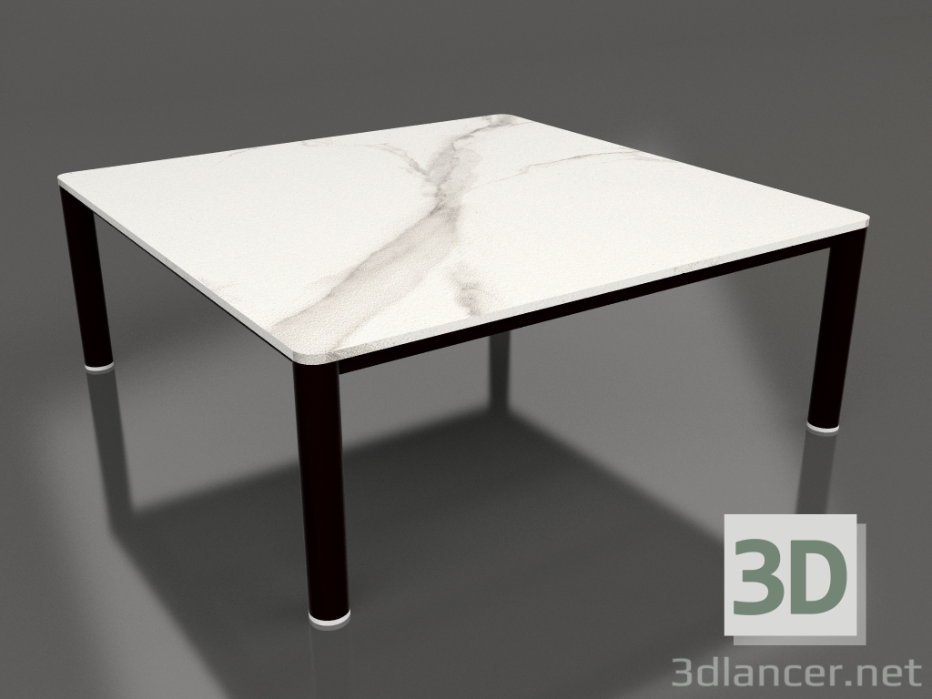 modèle 3D Table basse 94×94 (Noir, DEKTON Aura) - preview