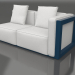 3d model Sofa module, section 1 right (Grey blue) - preview