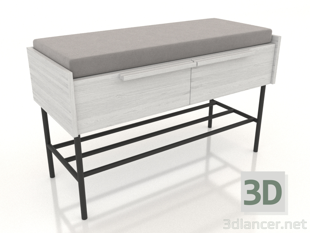 Modelo 3d Banquete (branco RAL 9010) - preview