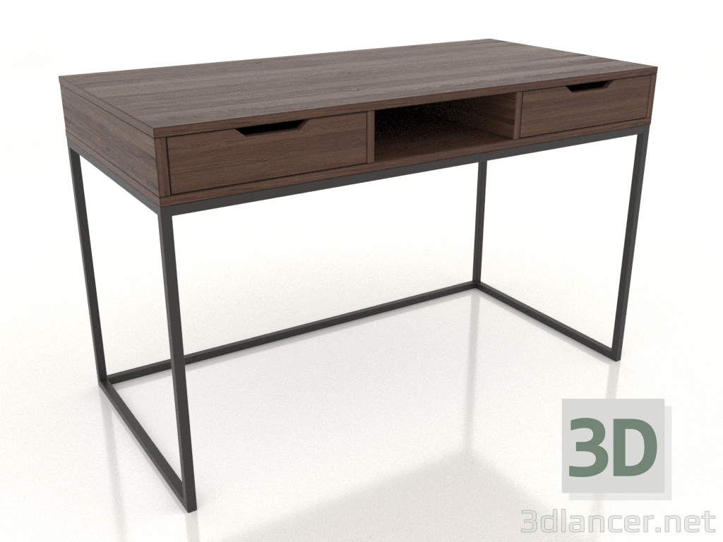 3D modeli Çalışma masası 1200x600 mm (koyu ceviz) - önizleme