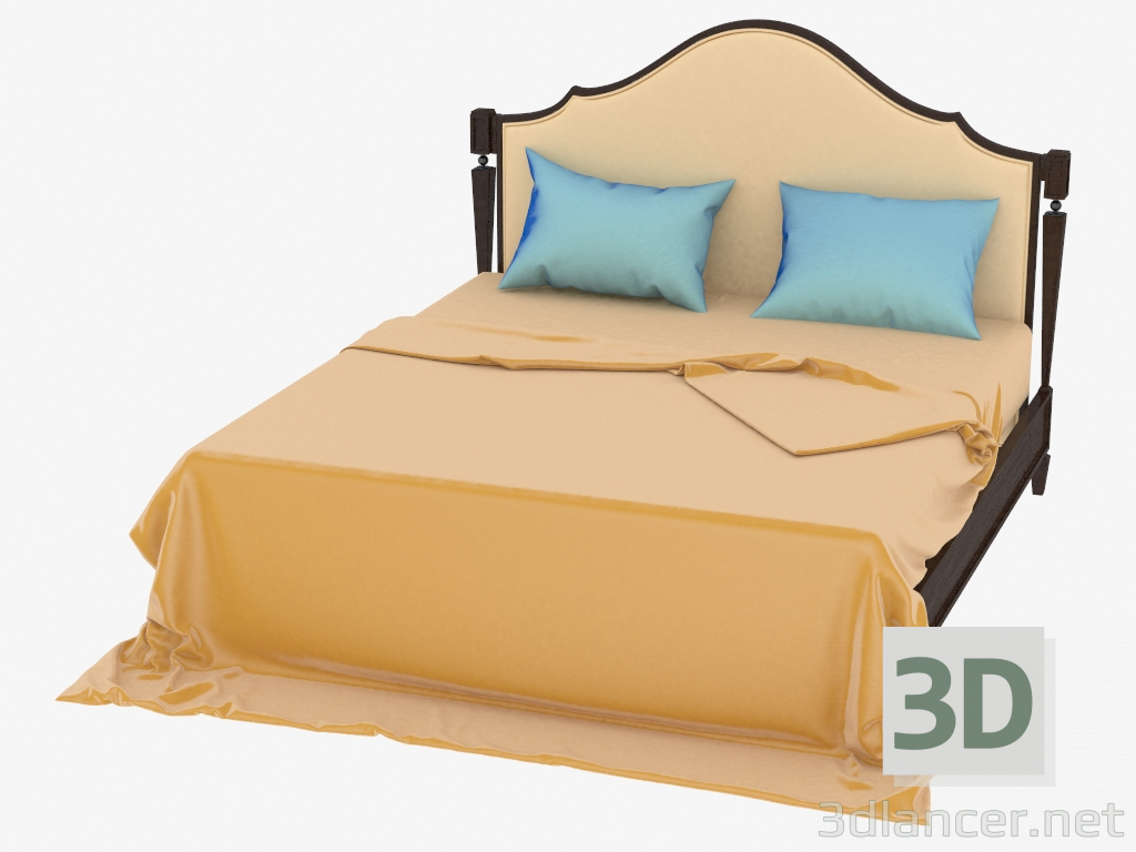 modello 3D Letto matrimoniale - anteprima