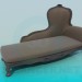 3d model Sofá antiguo - vista previa
