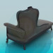 3d model Sofá antiguo - vista previa