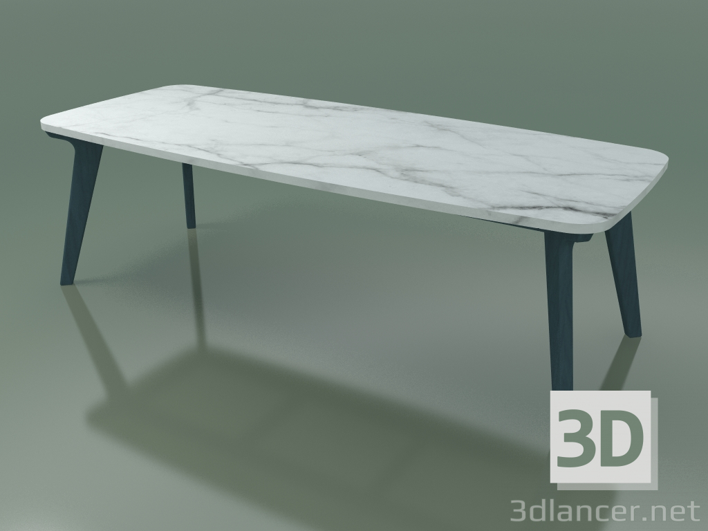 3d model Mesa de comedor (233, mármol, azul) - vista previa