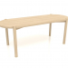 3D Modell Couchtisch JT 053 (abgerundetes Ende) (1215x466x454, Holz weiß) - Vorschau