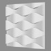 3d model Gypsum wall panel (art. 1016) - preview