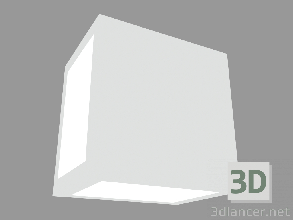 3d model Lámpara de pared MEGALIFT SQUARE (S5094) - vista previa