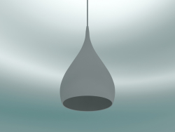 Suspension lumineuse à filer (BH1, Ø25cm, H 45cm, Gris mat foncé)