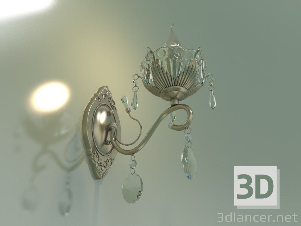 Modelo 3d Candelabro Teodore 10103-1 (antigo cristal de bronze claro) - preview