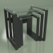 3d model Matrix coffee table set (black) - preview