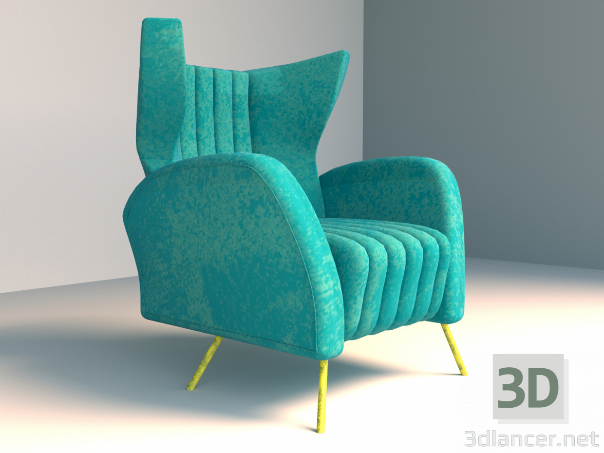 modèle 3D de Fauteuil acheter - rendu