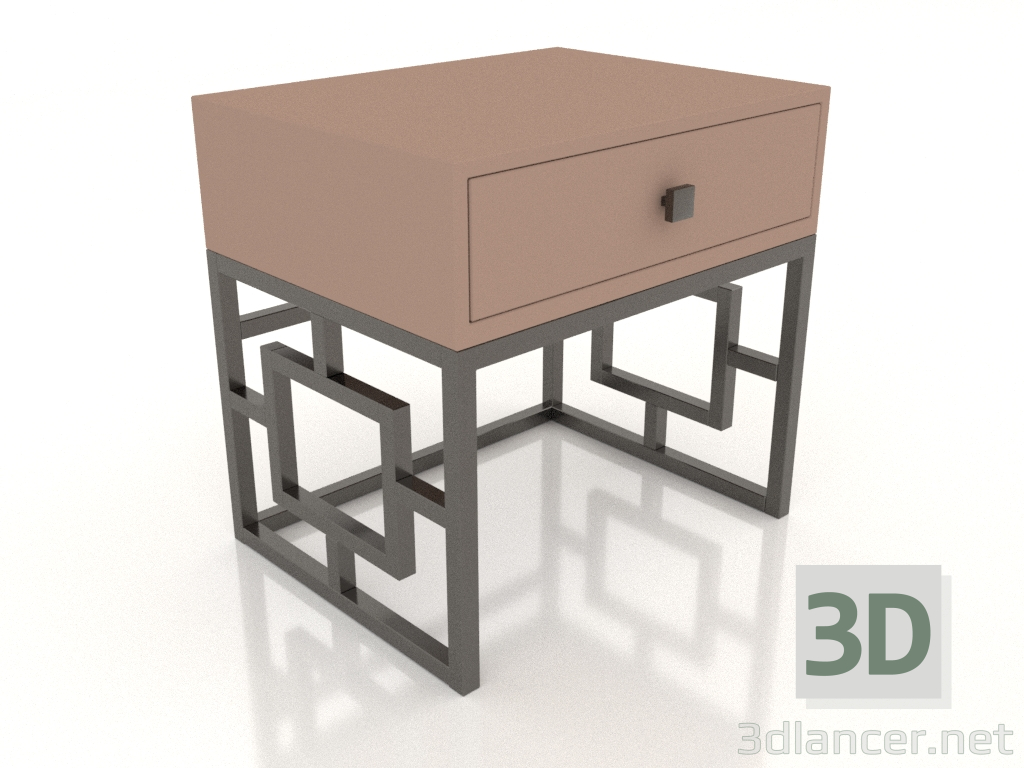 modello 3D Comodino (Cappuccino) - anteprima