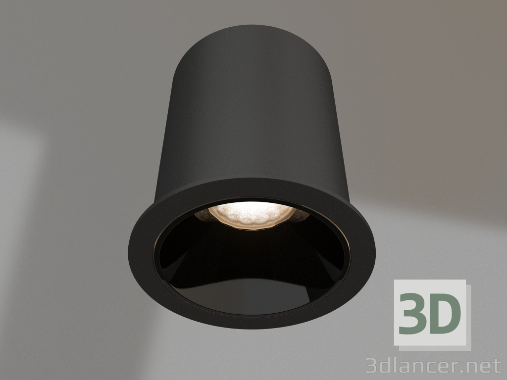 3D modeli Lamba MS-ATLAS-BUILT-R72-20W Warm3000 (BK-BK, 30 derece, 230V) - önizleme