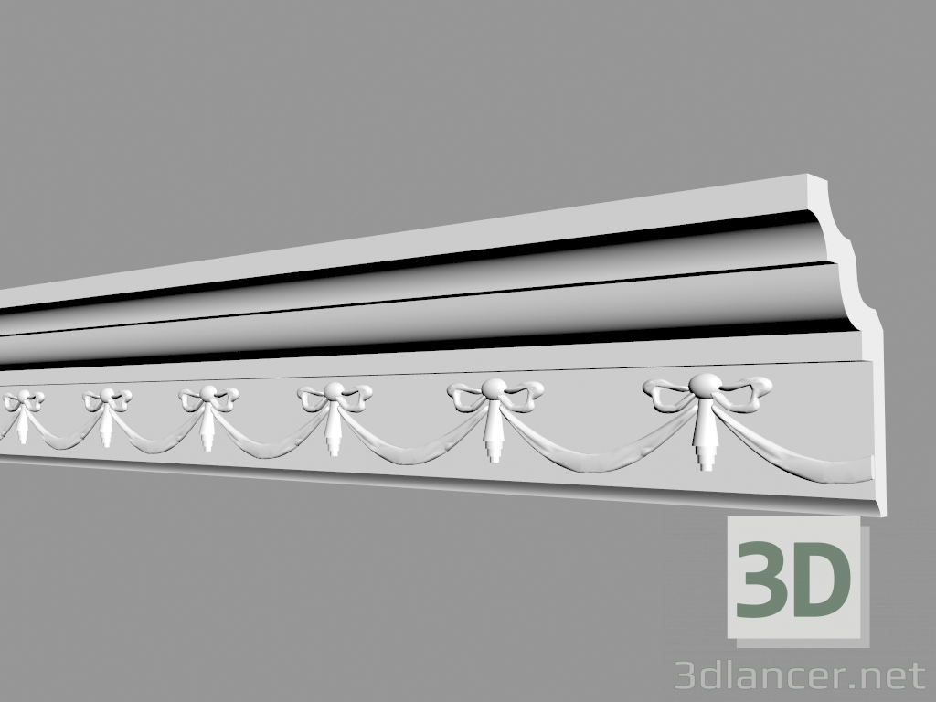 3d модель карниз C1035 – превью