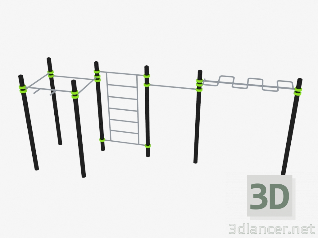 3D modeli Spor kompleksi (W0015) - önizleme