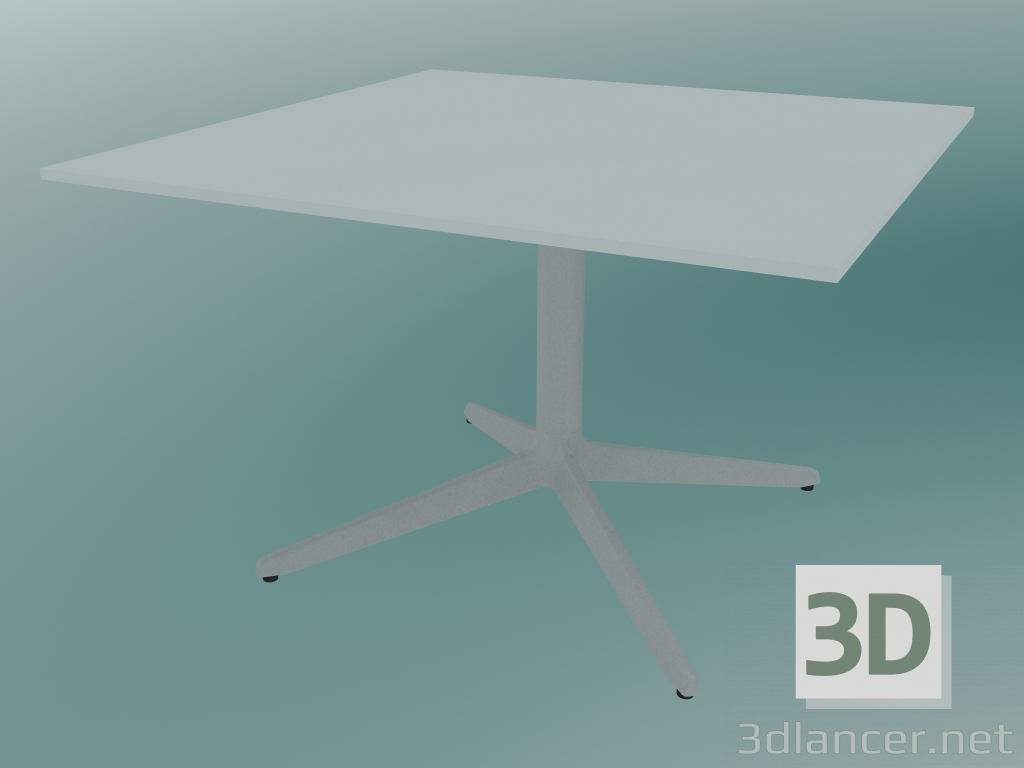 3D Modell Tisch MISTER X (9510-51 (70x70cm), H 50cm, weiß, weiß) - Vorschau