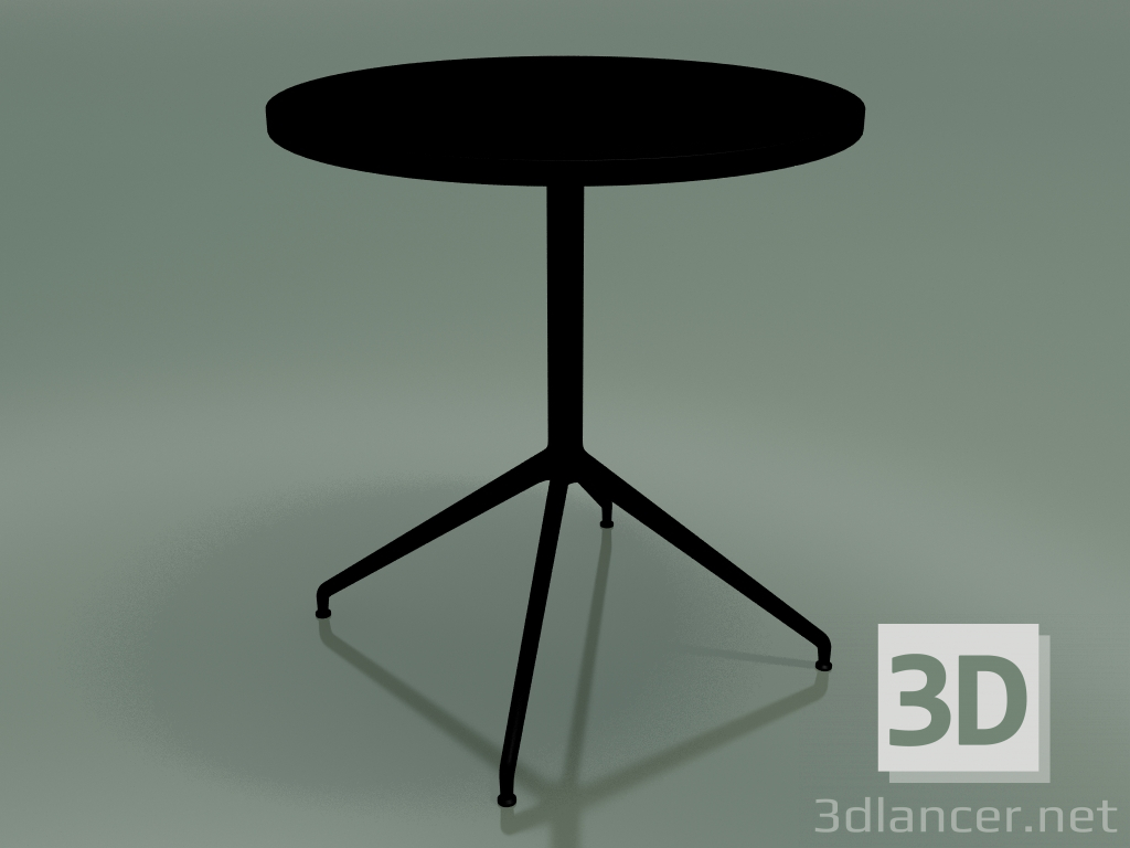 Modelo 3d Mesa redonda 5710, 5727 (H 74 - Ø69 cm, espalhado, preto, V39) - preview