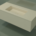 modello 3D Lavabo con cassetto (06UC72401, Bone C39, L 120, P 50, H 36 cm) - anteprima