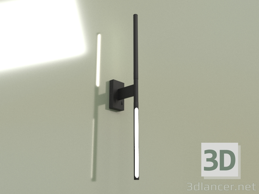 Modelo 3d Luminária de parede KONO WALL 3200K BK 15005 - preview