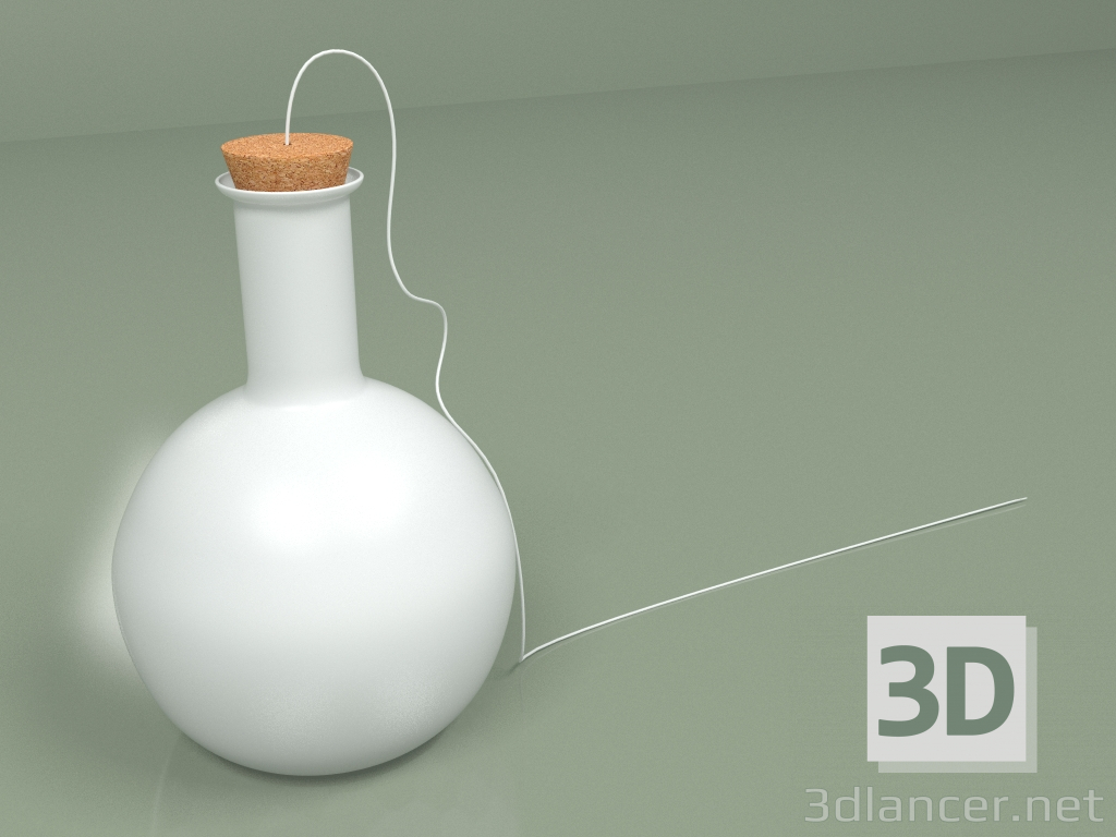 3d model Lámpara de sobremesa Labware esférica - vista previa