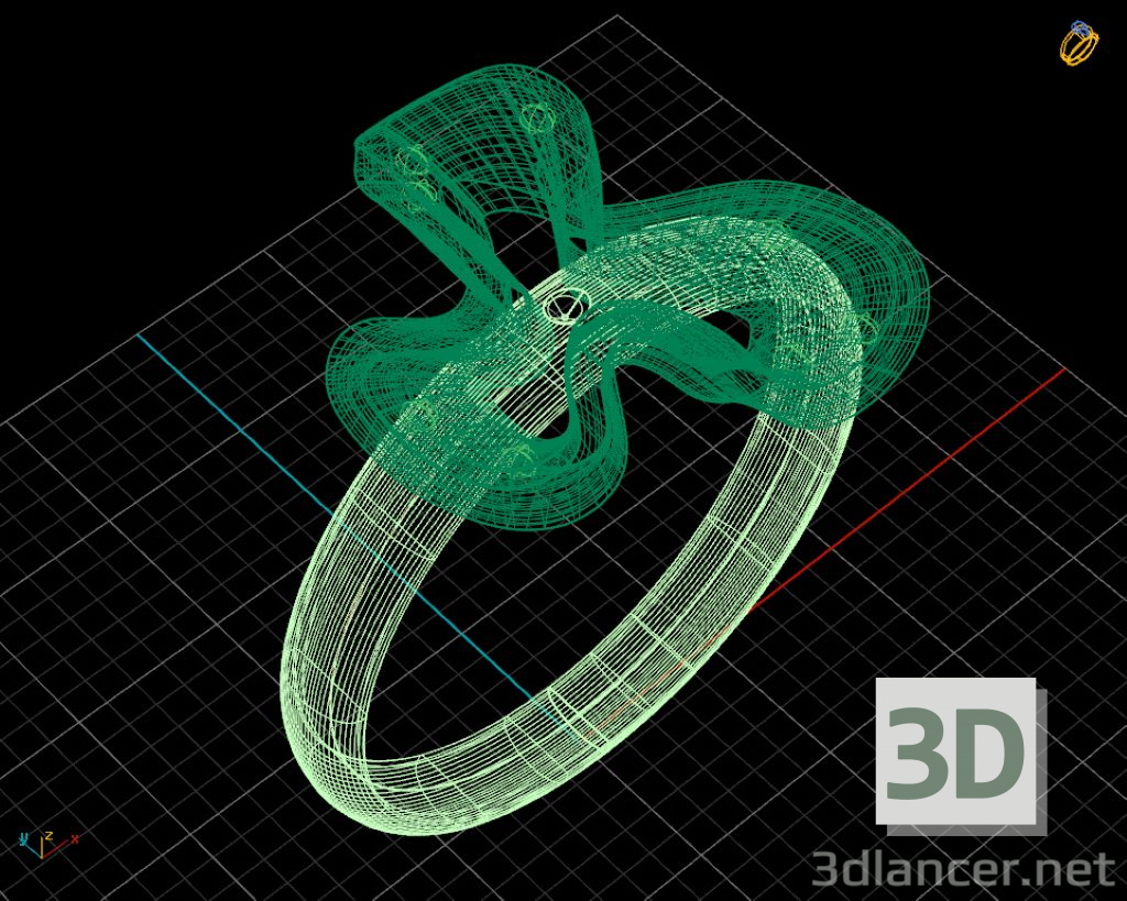 3D Modell Ring - Vorschau