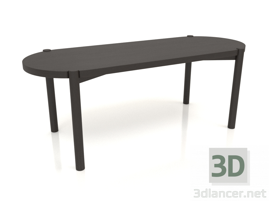 3d model Coffee table JT 053 (straight end) (1200x466x454, wood brown dark) - preview