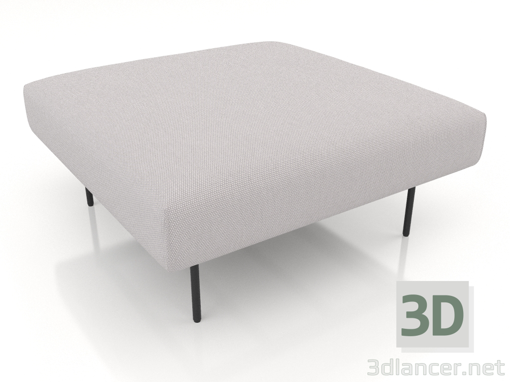 modello 3D Pouf 95x95 - anteprima