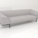 3d model 3 seater sofa - preview