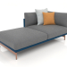 3d model Sofa module, section 2 left (Grey blue) - preview