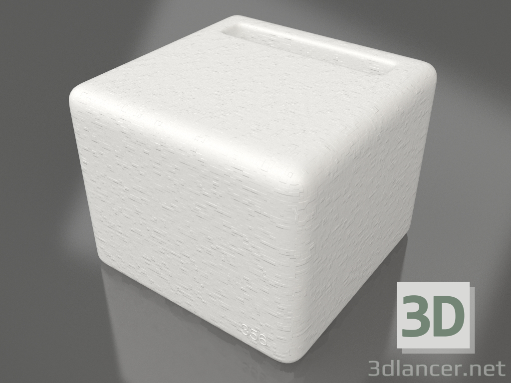 3d model Taburete (gris) - vista previa