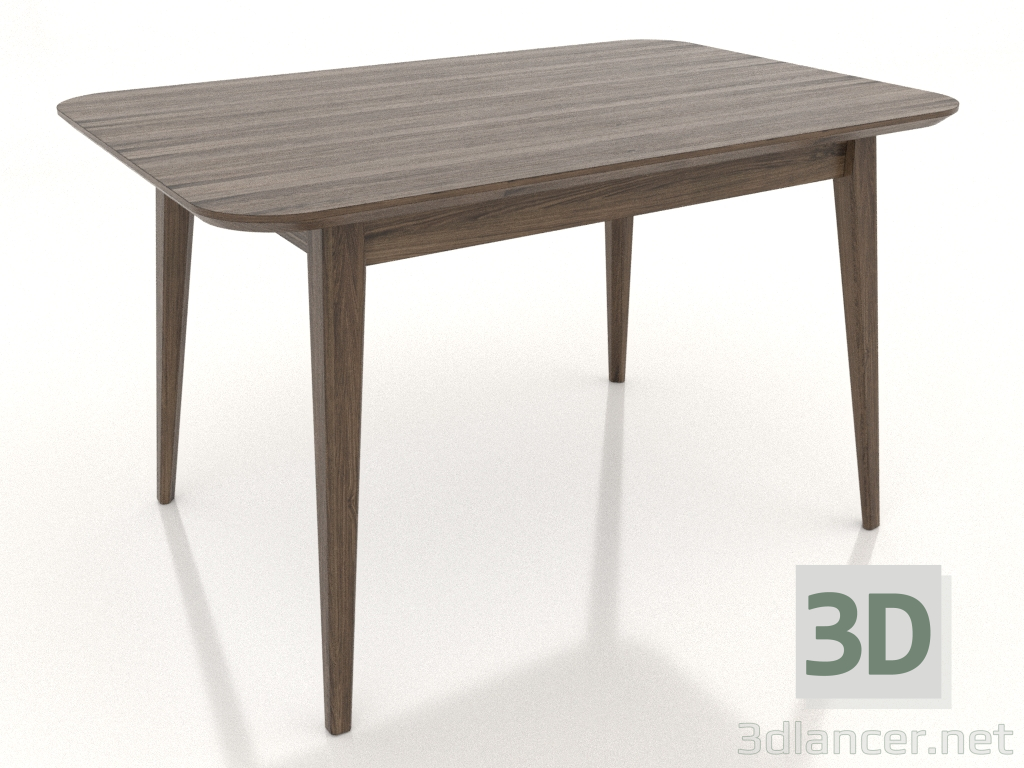 3d model Dining table 1200x800 mm (lightened ash walnut) - preview