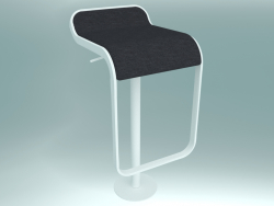 Tabouret à réglage automatique LEM (tissu S83 H66-79, base de fixation au sol Ø 20 cm)