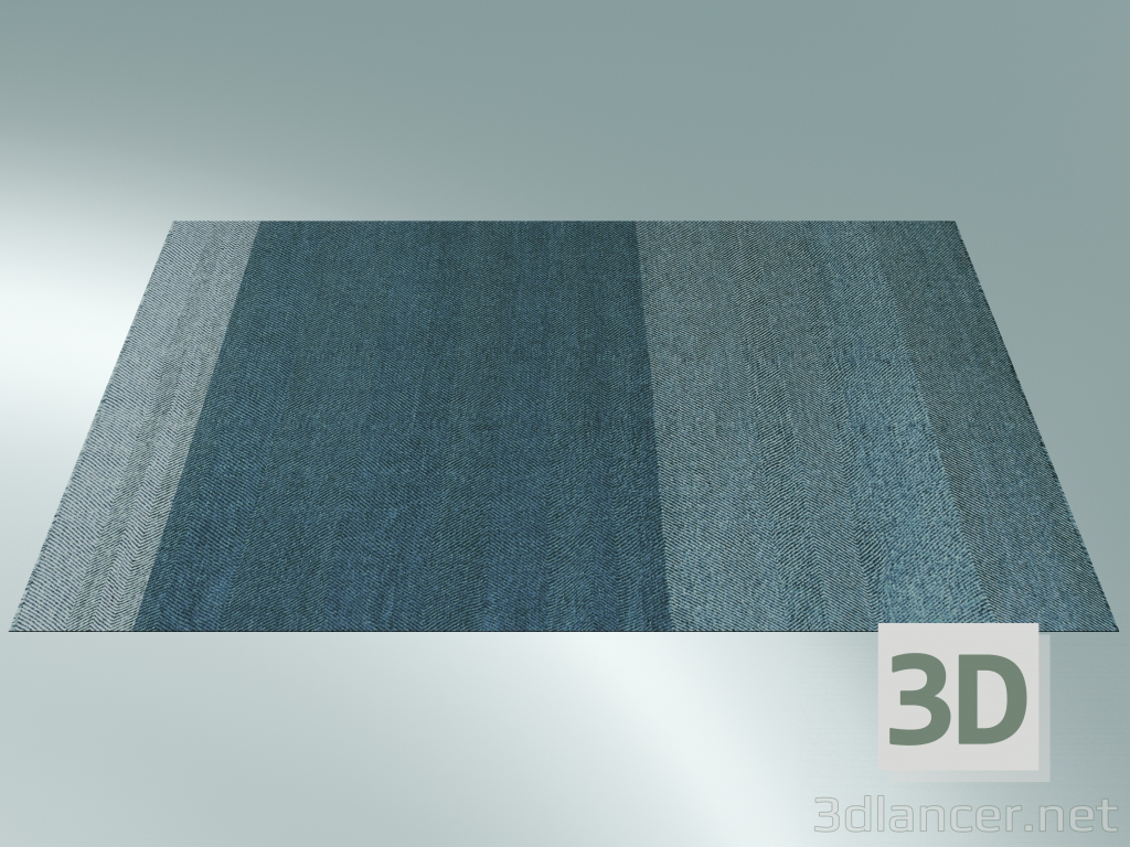 Modelo 3d Tapete Varjo (200x300 cm, Azul) - preview