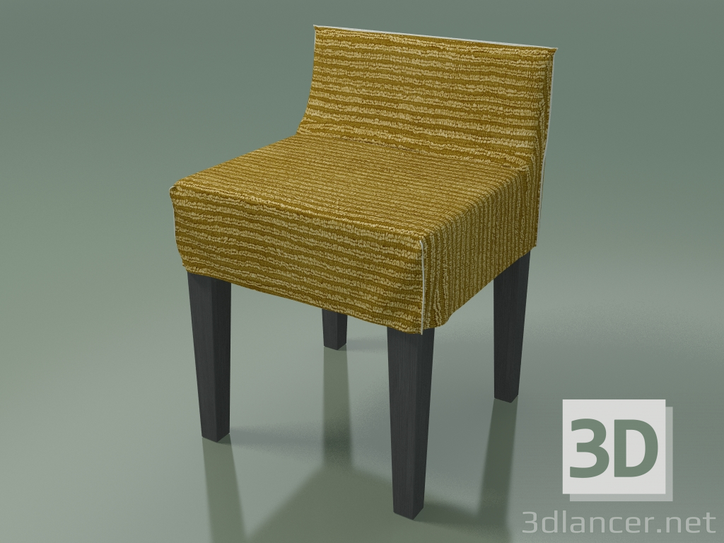 modello 3D Sedia (23, laccato grigio) - anteprima