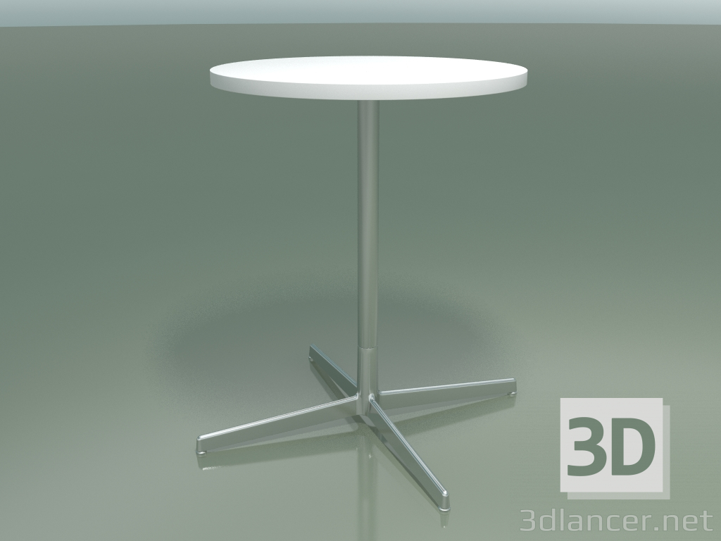 3D Modell Runder Tisch 5512, 5532 (H 74 - Ø 59 cm, Weiß, LU1) - Vorschau