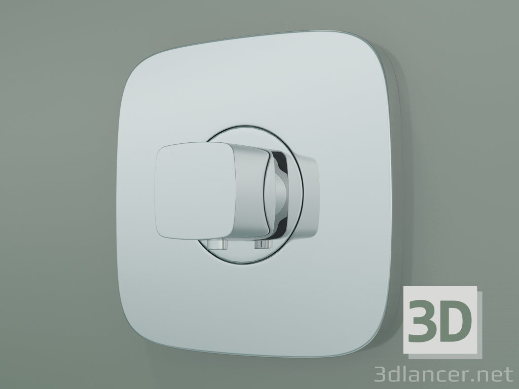 3D Modell Thermostat für verdeckte Installation (15705000) - Vorschau