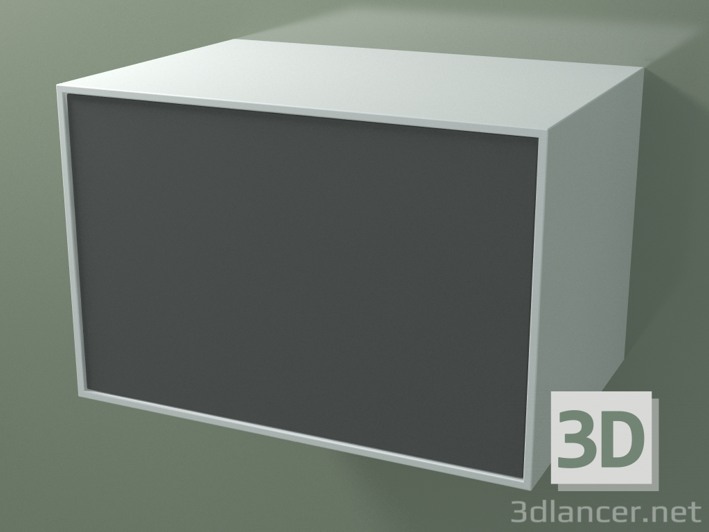 3D Modell Box (8AUCCB03, Gletscherweiß C01, HPL P05, L 72, P 50, H 48 cm) - Vorschau