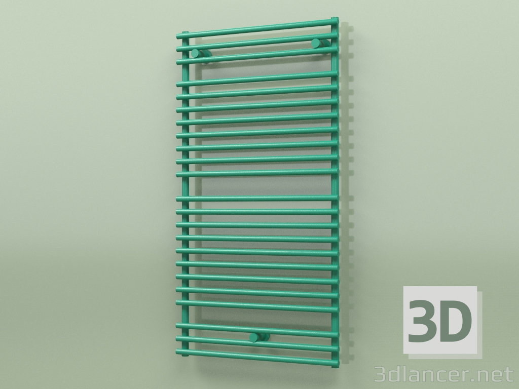 3d model Heated towel rail - Santorini (SAN 11 600 mm, RAL - 6016) - preview