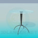 3d model Table with round-headed stalk - preview