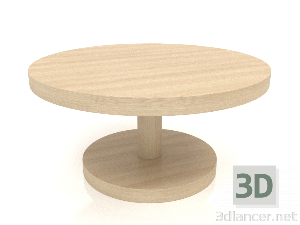 3d model Mesa de centro JT 022 (D=800x400, madera blanca) - vista previa