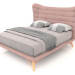 3d model Bed Venezia 160x200 (coral) - preview