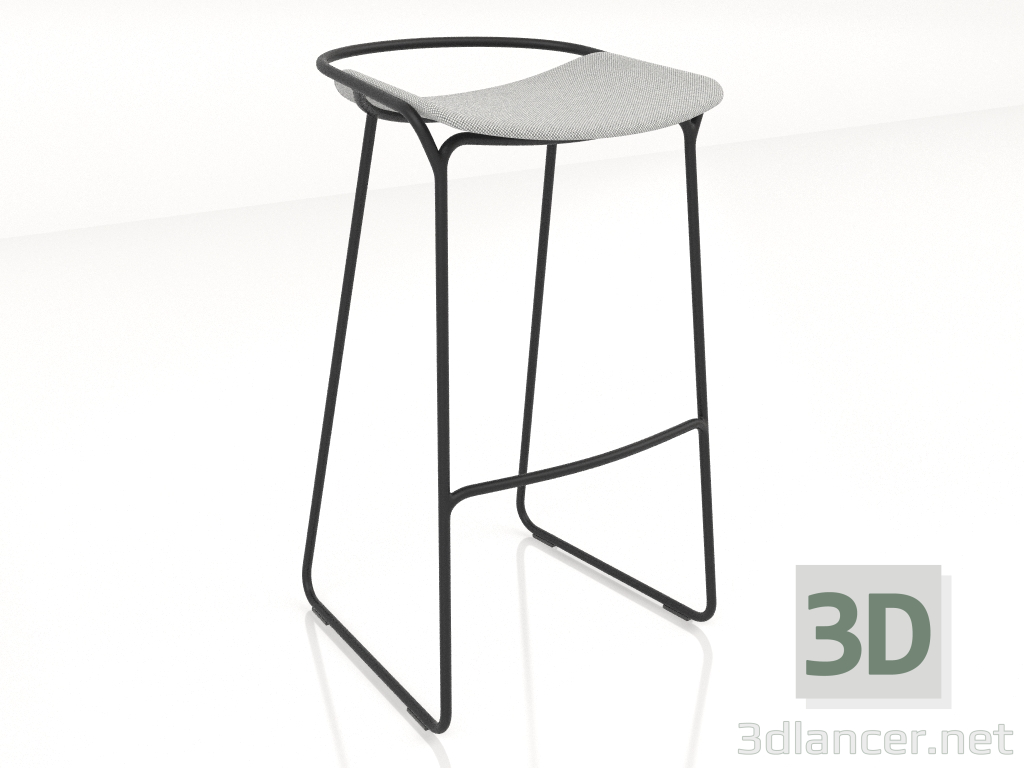 modèle 3D bar chaise - preview