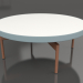 3d model Round coffee table Ø90x36 (Blue grey, DEKTON Zenith) - preview