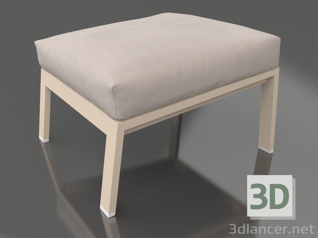 modello 3D Pouf per il riposo (Sabbia) - anteprima