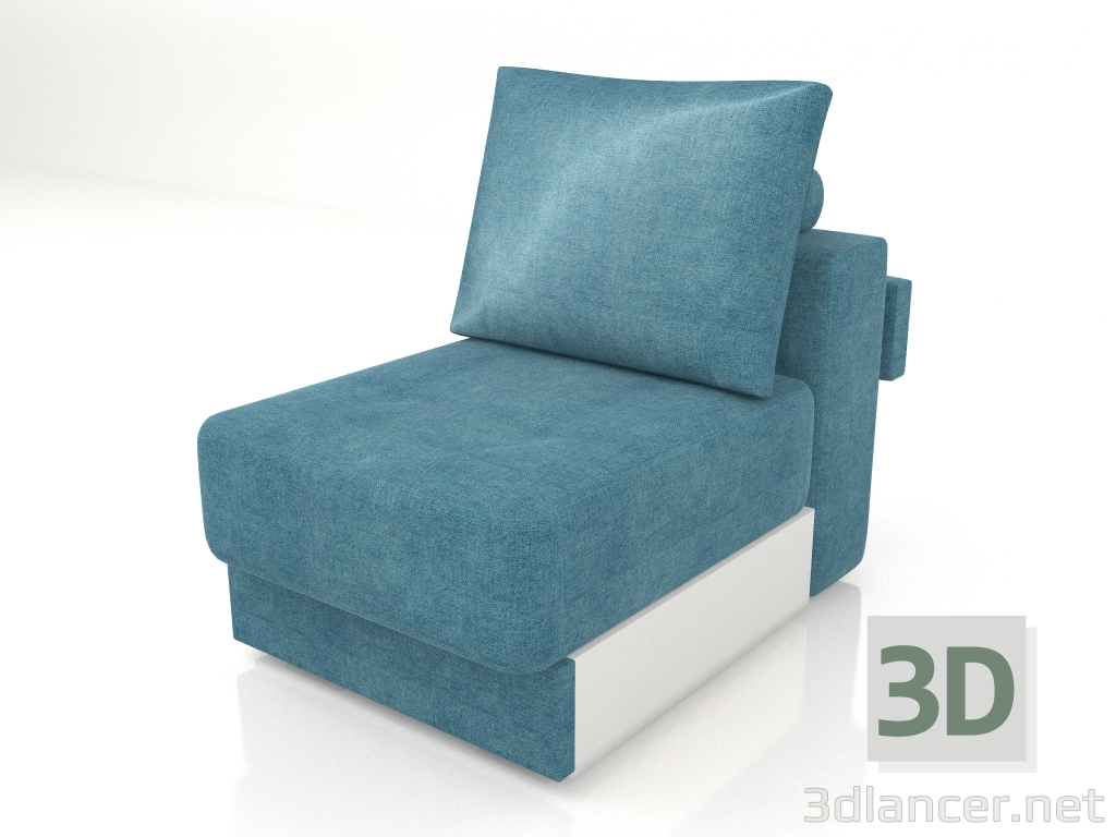 3d model Mercury 5 sofa module - preview