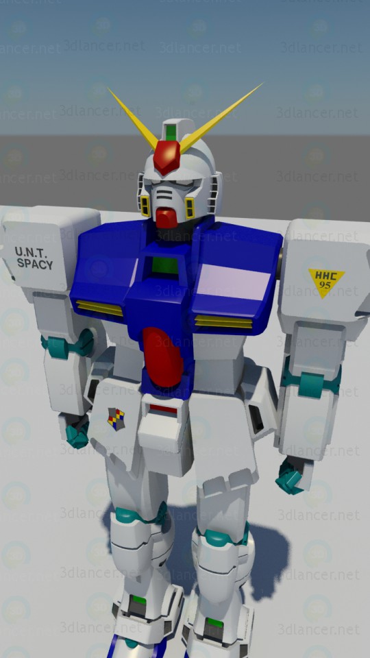 modello 3D di Carattere Il gundam comprare - rendering